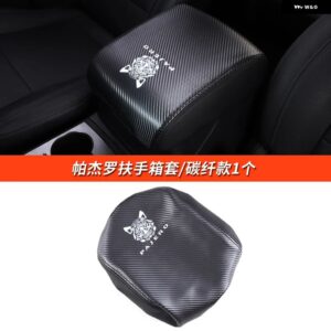 三菱 パジェロ アクセサリーV73V75V77V87V93V97中央手すりレザーカバー パジェロ IOフルピニン モンテロ カスタム - A Style 1piece