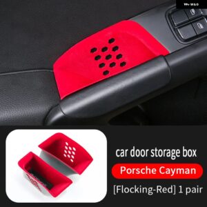 ポルシェ 718ドア 収納 ボックス 911車 収納 ボックス ケイマン/ボクスター 収納 ボックス - red cayman