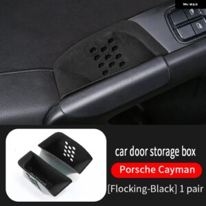 ポルシェ 718ドア 収納 ボックス 911車 収納 ボックス ケイマン/ボクスター 収納 ボックス - black cayman