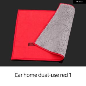 ポルシェ カイエン マカン パナメーラ 718 911 タイカン 車用タオル 計器カバー マット 回避 パッド サンシェード 装飾 アクセサリー - Red 1Pcs
