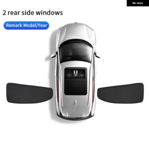 ポルシェ カイエン パナメーラ 718MACAN 日焼け止め 断熱 車窓用 サンシェード 傘 - 2 piece set2