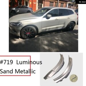 2025 ボルボ XC60 マッド フラップ ブルー 2018 2019 2020-2024 専用 リアドア リアホイールフェンダー カスタム カーアクセサリー マッドガード - luminous　sand