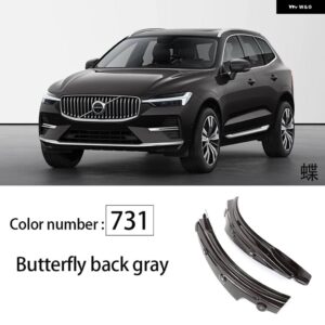 2025 ボルボ XC60 マッド フラップ ブルー 2018 2019 2020-2024 専用 リアドア リアホイールフェンダー カスタム カーアクセサリー マッドガード - 731