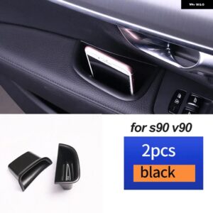 車用 アームレスト 収納 プレート ボックス コンテナ ホルダー トレイ ボルボ XC90 XC60 S90 V90 S60 V60 XC40 車アクセサリー - s90 v902