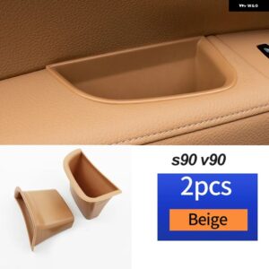 車用 アームレスト 収納 プレート ボックス コンテナ ホルダー トレイ ボルボ XC90 XC60 S90 V90 S60 V60 XC40 車アクセサリー - s90 v903