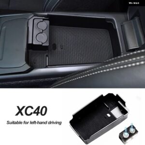 車用 アームレスト 収納 プレート ボックス コンテナ ホルダー トレイ ボルボ XC90 XC60 S90 V90 S60 V60 XC40 車アクセサリー - xc40