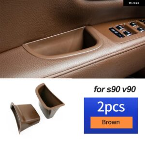 車用 アームレスト 収納 プレート ボックス コンテナ ホルダー トレイ ボルボ XC90 XC60 S90 V90 S60 V60 XC40 車アクセサリー - s90 v90