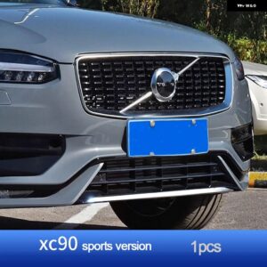 ボルボ XC90 クローム 装飾 ステンレス フロント バンパー トリム ストリップ 改良 ブライトストリップ 2020-2024 - for　r-d　sports　1pcs
