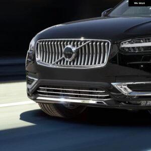 ボルボ XC90 クローム 装飾 ステンレス フロント バンパー トリム ストリップ 改良 ブライトストリップ 2020-2024 - 4pcs