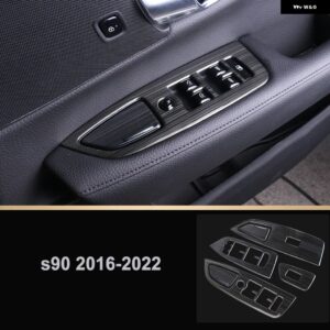 カー スタイリング ボルボ XC90 V90CC V90 XC60 S60 V60CC リフター パネル 装飾 カー ステッカー カーアクセサリー 左ハンドル - s90　2016-20233