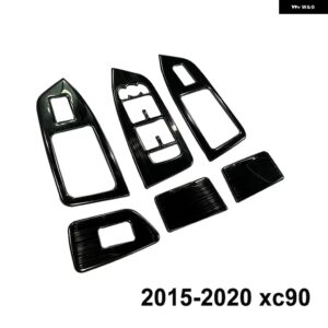 カー スタイリング ボルボ XC90 V90CC V90 XC60 S60 V60CC リフター パネル 装飾 カー ステッカー カーアクセサリー 左ハンドル - 2015-2020　xc90　6pcs