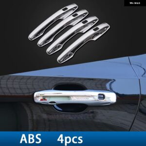カー スタイリング ボルボ XC60 フロント フォグランプ /リア フォグランプ クローム 装飾 ABSミラー 2018 - 22 カーアクセサリー - ABS　　　　D　　　4PCS
