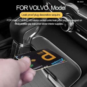 ボルボ XC60 V60 S60 セントラ ル コントロール 漏れ防止 装飾 ステッカー ギア シフト パネル 漏れ防止カード - XC60