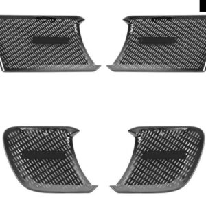 カーアクセサリー ボルボ XC40 2019-2024 オーディオ 装飾 カバー ステンレス カーパーツ 装飾 4個 - 4pcs