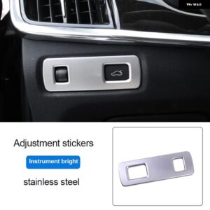 車用 ステッカー ボルボ XC90 2015 - 19 2021 車内 装飾 ステンレス /ABS カー スタイリング カーアクセサリー - stainless　steel　d