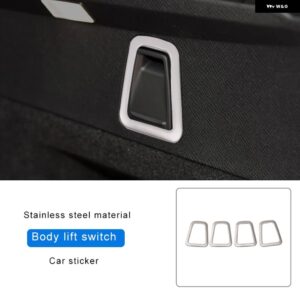 車用 ステッカー ボルボ XC90 2015 - 19 2021 車内 装飾 ステンレス /ABS カー スタイリング カーアクセサリー - stainless　steel　b