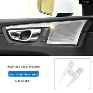 カー スタイリング ボルボ XC60 車内 装飾 ステッカー カーアクセサリー ボディブライトストリップアクセサリー ABS/ ステンレス - o