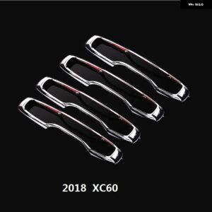 カーアクセサリー ボルボ XC60 XC90 S90 V90 2018-2025 2024 ドアハンドル 装飾 ステッカー カスタム 外側 ドアハンドル ステッカー - 2018-2023　xc60