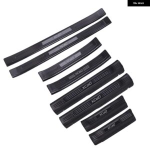 ボルボ XC60 S60 V60 V60CC 改良型ドアシルバー ウェルカムペダル フットペダル ステンレス 製 装飾 アクセサリー - XC60　8PCS8