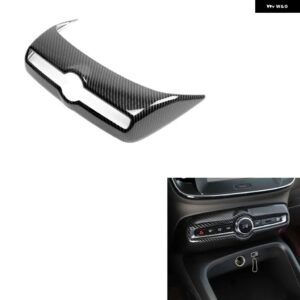ボルボ C40 XC40 内装 カーボン グレイン 中央 制御 計器 パネル ナビゲーション 装飾 フィルム カーアクセサリー - 1pcs2