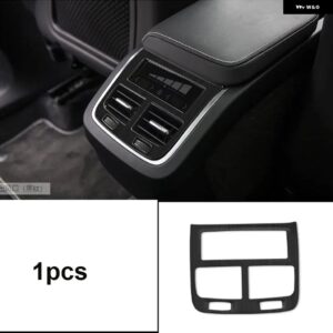 ボルボ XC60 リア エアコン エア アウトレット 装飾 フレーム カーボングレイン リアナビゲーション 装飾 スパンコール フレーム 18-23 - 1pcs2