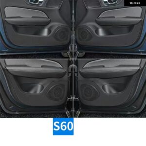 車用 ステッカー ボルボ S60 V60 XC90 S90 V90 XC40 XC60 ドアアンチキック パッド 内装 4ドア アクセサリー 車用 ステッカー - s60　2020-2025