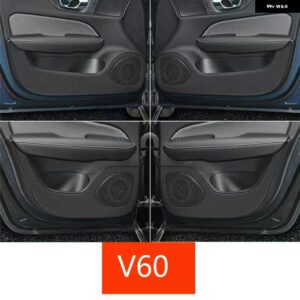 車用 ステッカー ボルボ S60 V60 XC90 S90 V90 XC40 XC60 ドアアンチキック パッド 内装 4ドア アクセサリー 車用 ステッカー - v60　2020-2025