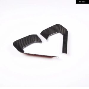 ABS 中央 装飾 U字型 フレーム カバー トリム シルバー ランドローバー レンジローバー イヴォーク 2012-2016 2017 2018 - Carbon Fiber