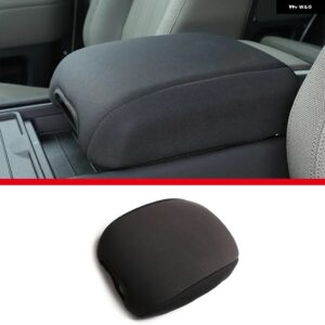 ブラックコットン ランドローバー ディフェンダー 110 2020 - 24 カーシート アームレスト センター コンソール ボックス カバー カーアクセサリー - Style A Black