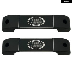 ランドローバー ディフェンダー 110 130 ランドローバー 90 車内 アルミ 合金 ブラック ドアハンドル トリム アクセサリー - 2pcs black