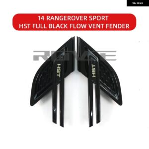 車 サイドベント グリル チューニングエア サイドベント グリル グリッド アウトレット ランドローバー レンジャーオーバースポーツ2014-2017 L494カー - HST 2 pcs