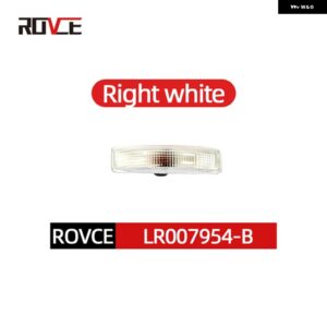 車用フェンダー サイドベント ホール ステッカー エアフローカバー ランドローバー フリーランダー 2 L359 2006-2014 フェンダーライト グリル - Right - White