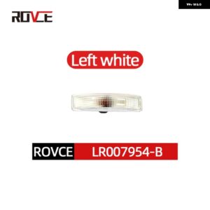 車用フェンダー サイドベント ホール ステッカー エアフローカバー ランドローバー フリーランダー 2 L359 2006-2014 フェンダーライト グリル - Left - White