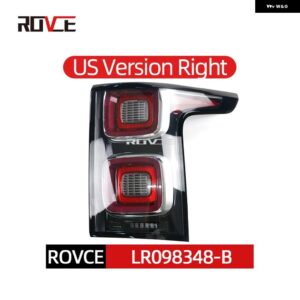 テールライト リア ブレーキライト レンジローバー ヴォーグ L405 2013-2022 LEDテールランプ EU/US/SVA/ブラック バージョン LR122375 LR122372 - US right