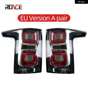 テールライト リア ブレーキライト レンジローバー ヴォーグ L405 2013-2022 LEDテールランプ EU/US/SVA/ブラック バージョン LR122375 LR122372 - EU 2pcs