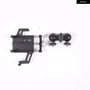 ランドローバー ディフェンダー 90 110 130 2004-2018 アルミ製 中央 コントロール 計器 パネル 携帯電話 ホルダー カーアクセサリー - red