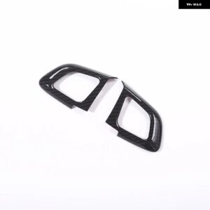 ABSクローム ステアリングホイール ボタン フレーム カバー トリム ランドローバー レンジローバー イヴォーク2011-2017アクセサリーカー スタイリング - Carbon Fiber