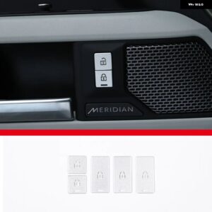 車用 エアコン スイッチ サンルーフスイッチ リア エアコン ボタン ステッカー ランドローバー ディフェンダー 90 110 カーアクセサリー - Style E