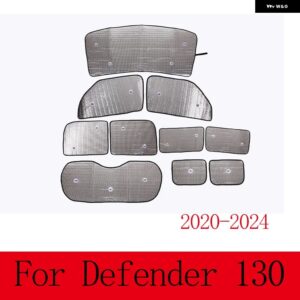 ランドローバー ディフェンダー 110 130 2004-2024 フロントガラス フルウィンドウガラス サンプロテクション パラソル カーアクセサリー - For 130 2020-2024