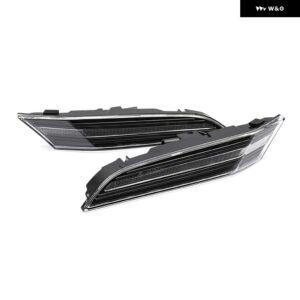 ポルシェ 2個 911 992 2019-22 + フロント LED ダイナミックサイド マーカー ライトウィンカーランプ #992953041C - Clear Lens