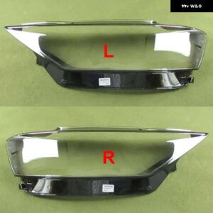 アウディ A8 A8L S8L D5 2018-22 ヘッドランプカバー ヘッドライト シェルレンズ プレキシガラス交換ランプシェード - 2PCS Left and Right