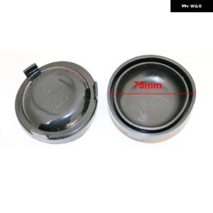 アウディ TT 2008-13 ローハイビームライトダストカバー ゴム防水防塵 ヘッドライト リアキャップ 75MM - 2pcs