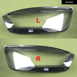 アウディ A7 2015-18 キセノン LED ヘッドランプクリアカバー ランプシェード ヘッドライト シェルレンズ プレキシガラス - 2PCS Left and Right