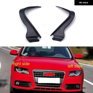 アウディ A4 B8 S4 2008-2012 ヘッドライト ゴムシールストリップ防水トリムヘッドランプ装飾シールストリップ - 1PCS left side