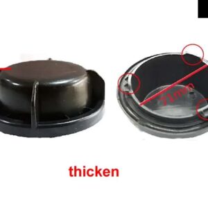 BMW 1個 X5 E70 X6 E71 2006-2013 ヘッドライト ダストカバー 防水防塵延長ヘッドランプキャップ 158 222-00 147 354-00 - 1pcs Thicken 35mm