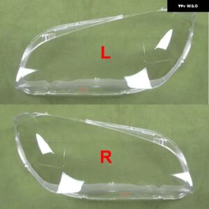 BMW X1 E84 2010-15 ヘッドランプカバー クリアランプシェードケース ヘッドライト シェルレンズ プレキシガラス - 2PCS Left and Right