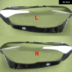 BMW X5/X6 2019 2020 フロントヘッドランプカバー クリアランプシェード ヘッドライト シェルプレキシガラス交換レンズ - 2PCS Left and Right