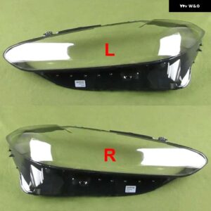 BMW 4シリーズ M4 F32 F33 F36 F82 2020 2021 ヘッドランプカバー クリア ヘッドライト レンズ プレキシガラス交換ランプシェード - 2PCS Left and Right