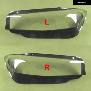BMW 3シリーズ G20 G28 2023 2024 ヘッドランプカバー シェードフロント ヘッドライト ランプシェルプレキシガラスのランプシェード交換 - 2PCS Left and Right