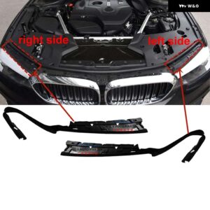BMW 2018 2019 2020 5シリーズ G30 G38 520 525 528 530 540 ヘッドライト ゴムシールストリップトリムヘッドランプ装飾ストリップ - 1PCS left side